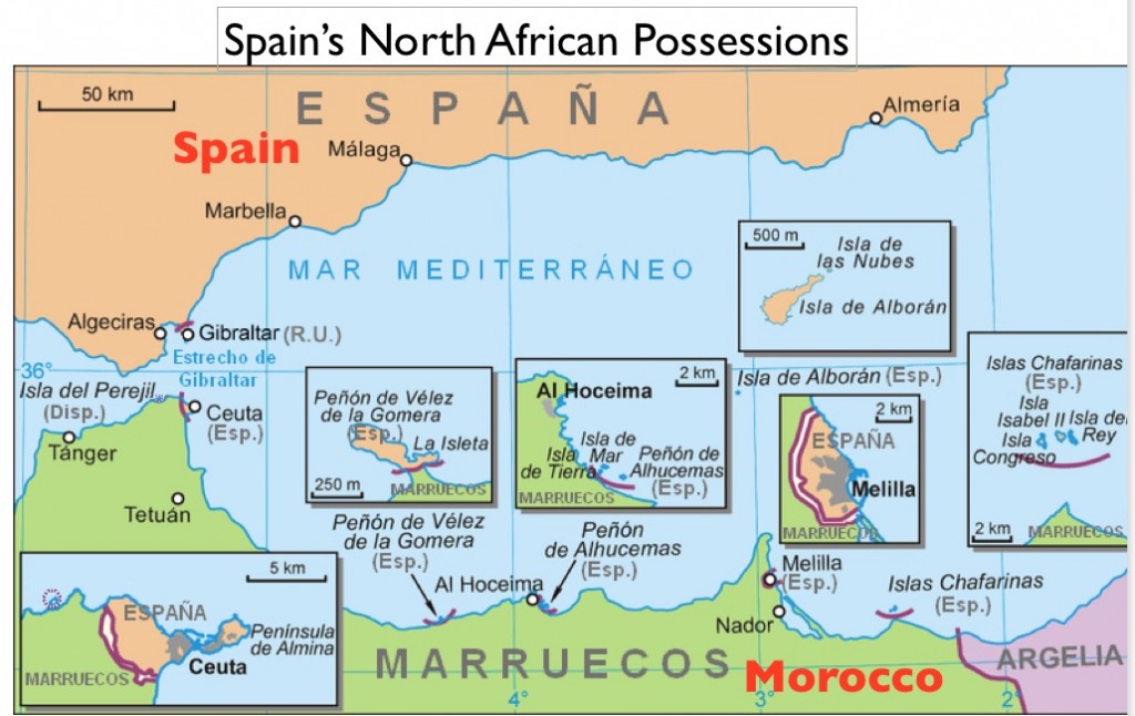Possessões Espanholas no Norte da África