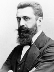 AUSTRIA - JANUARY 01: Portrait Theodor Herzl. Photography. 1896. (Photo by Imagno/Getty Images) [Portrait Theodor Herzl. Photographie. 1896]