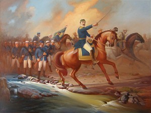 ARIMATÉIA - General Osório na Batalha do Tuiuti - Óleo sobre tela - 150 x 200 - 2008 - Museu Histórico do Exército e Forte de Copacabana, Rio de Janeiro