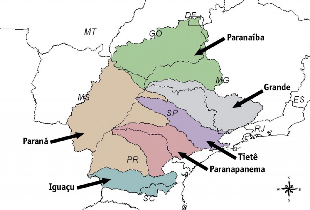 135. Bacias hidrográficas Amazônica e Platina