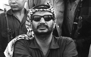 DAMASCUS, SYRIA - AUGUST 17: The Palestine Liberation Organization (PLO) chairman Yasser Arafat attends a ceremony marking the end of a military training in Damascus 17 August 1970. Yasser Arafat found the Palestine Liberation Movement or Fatah in Kuwait in 1959 and gained control over the PLO in 1969. (Photo credit should read STF/AFP/Getty Images)